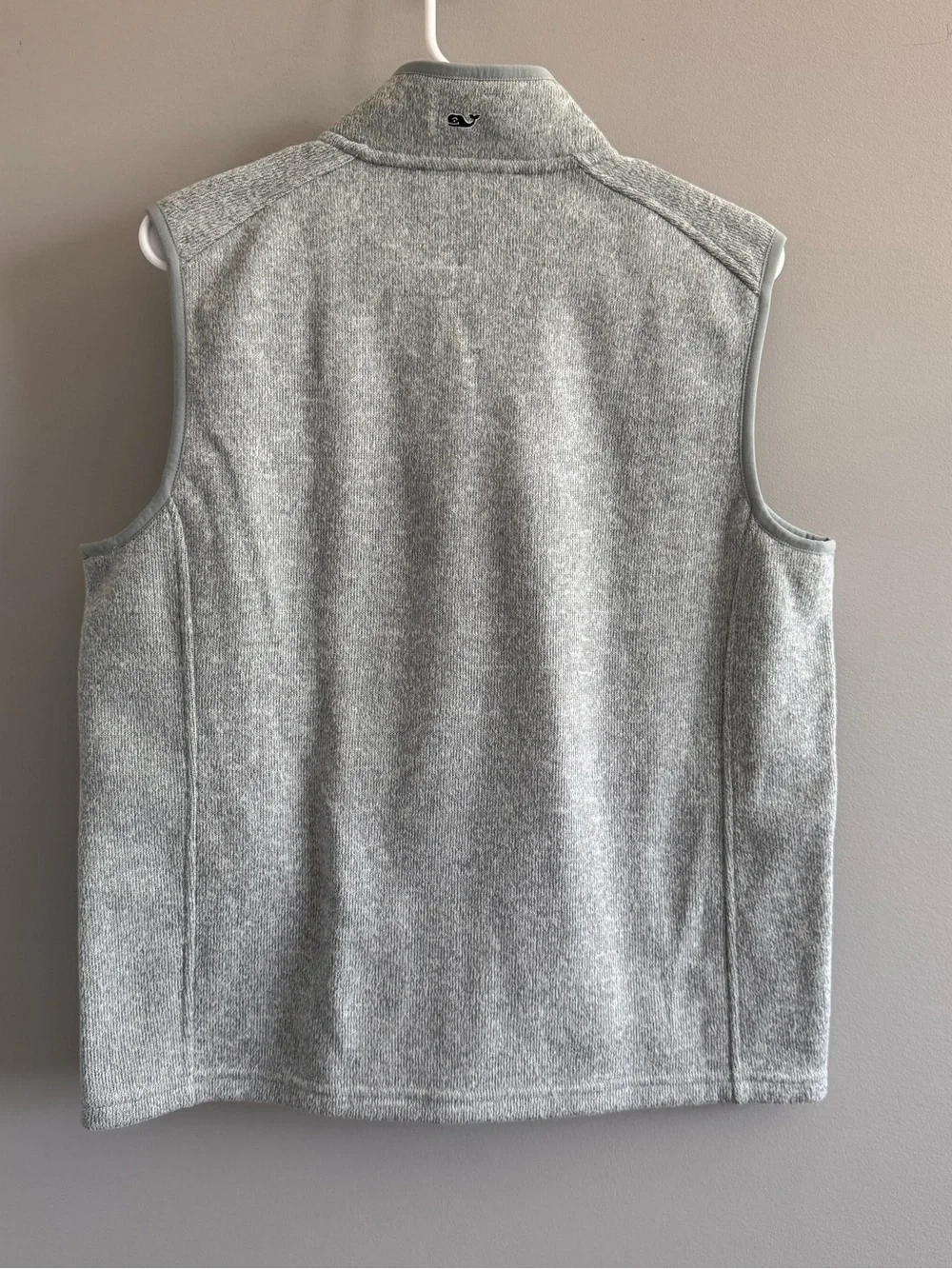 Vineyard Vines Youth XL Gray Sweater Fleece Vest Full Zip NWT